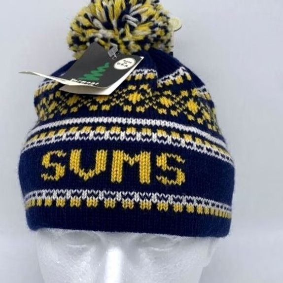 Vintage Vermont Beanie Navy Wool Fleece Toboggan Hat Unisex One Size New With Tags Mens Womens Size US M / EU 48-50 / 2 - 2 Thumbnail