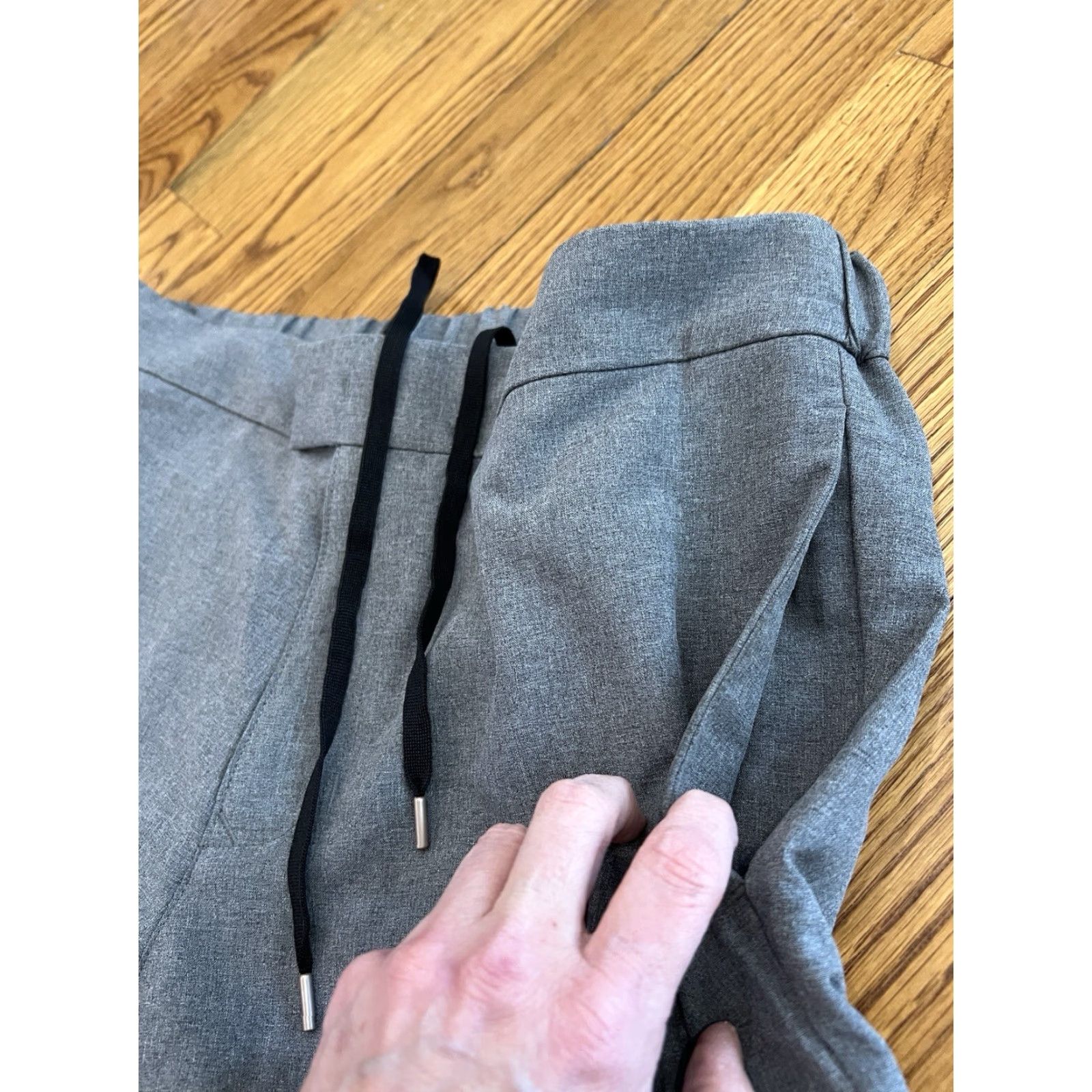 Bonobos Bonobos Pants M Gray Off Duty Chino Joggers Tapered Ankle Travel Commute Office Size US 31 - 3 Thumbnail