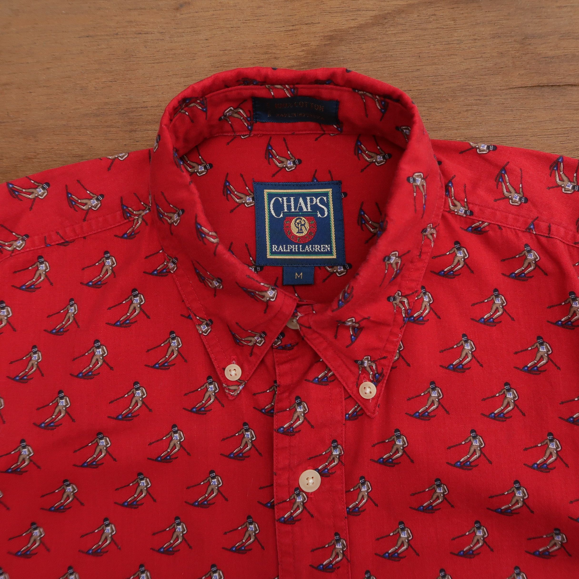 Polo Ralph Lauren 2000s Chaps Ralph Lauren Skiman Pattern Western Shirt Size US M / EU 48-50 / 2 - 3 Thumbnail