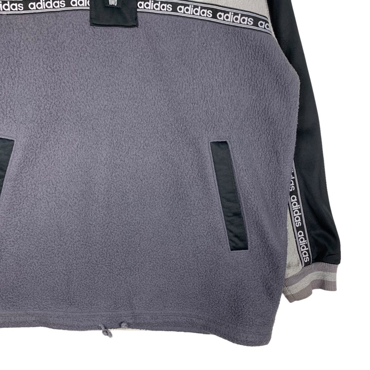 Adidas ADIDAS Trefoil Embroidery Big Logo Fleece Jumper #0935-C42 Size US M / EU 48-50 / 2 - 4 Thumbnail