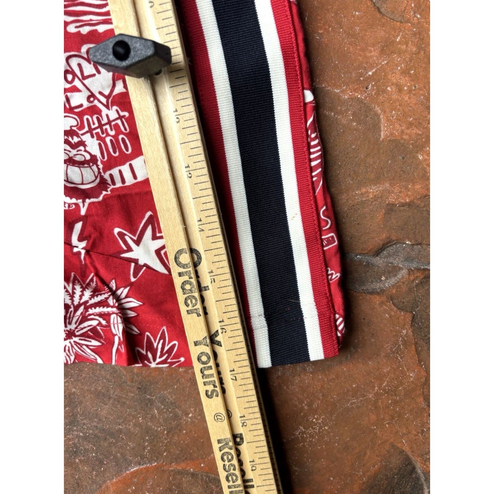 Scotch & Soda Scotch & Soda Brutus Popeye Hawaiian Shorts Women's XS Red Drawstring Lounge Size 26" / US 2 / IT 38 - 7 Thumbnail