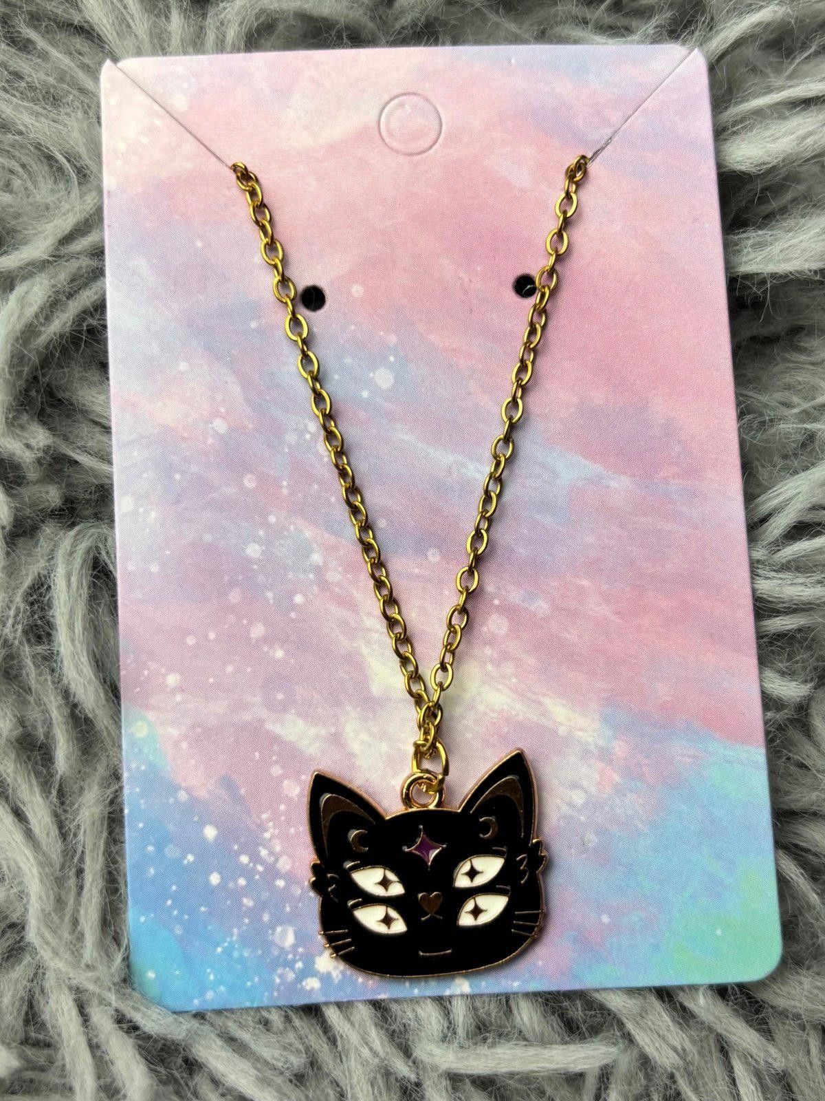 Handmade Black cat necklace Size ONE SIZE - 1 Preview