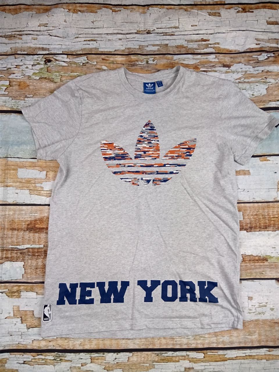 Adidas Adidas Trefoil NBA 46 New York Knicks 2014 T-Shirt Size L Size US L / EU 52-54 / 3 - 1 Thumbnail