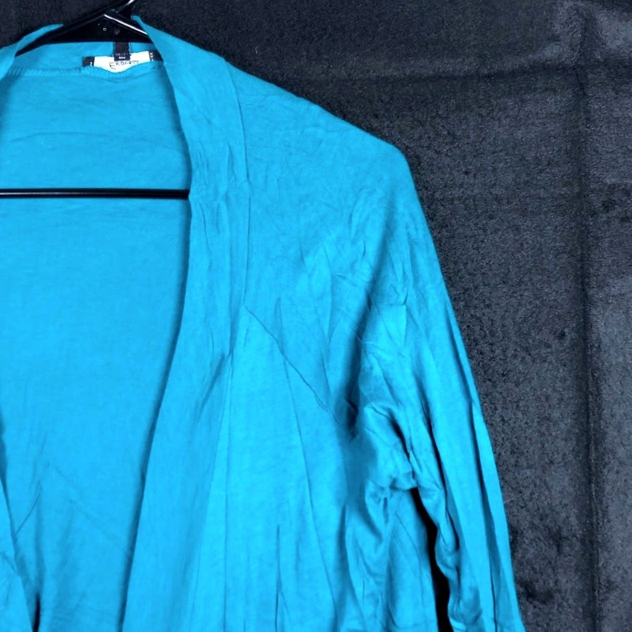 Express Express Cardigan Blue Open Front Lightweight Modal Blend L Womens Cardigan Casual Size L / US 10 / IT 46 - 5 Thumbnail