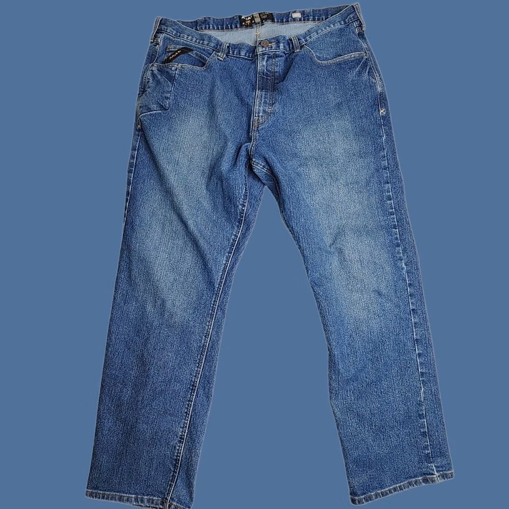 Ariat Ariat Rebar M4 Relaxed Boot Jeans Blue Denim Loop Lock Workwear 42 x 32 Mens Size US 42 / EU 58 - 1 Thumbnail