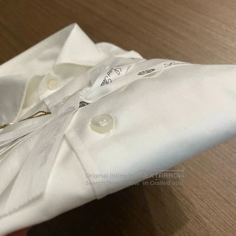 Loro Piana Loro Piana Men's Classic White Shirt. Size US M / EU 48-50 / 2 - 3 Thumbnail