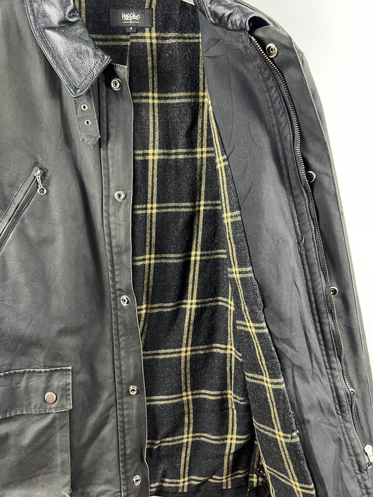 Japanese Brand 🔥 MOSSIMO LEATHER PART BLANKET LINED TYPE M-65 japan Size US L / EU 52-54 / 3 - 8 Thumbnail