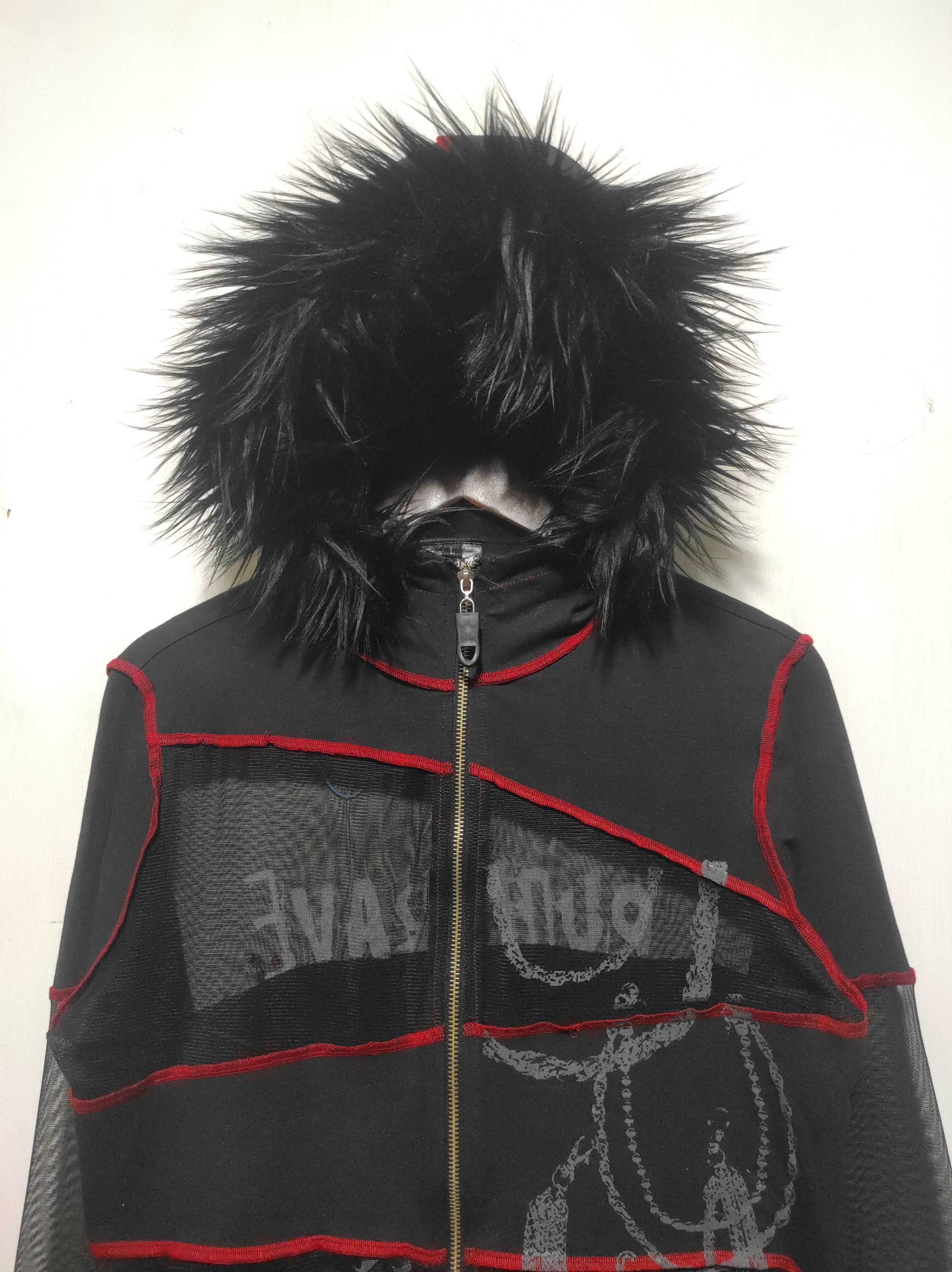 Hysteric Glamour Punk Rave Zipper Fur Hoodie Size US M / EU 48-50 / 2 - 3 Thumbnail