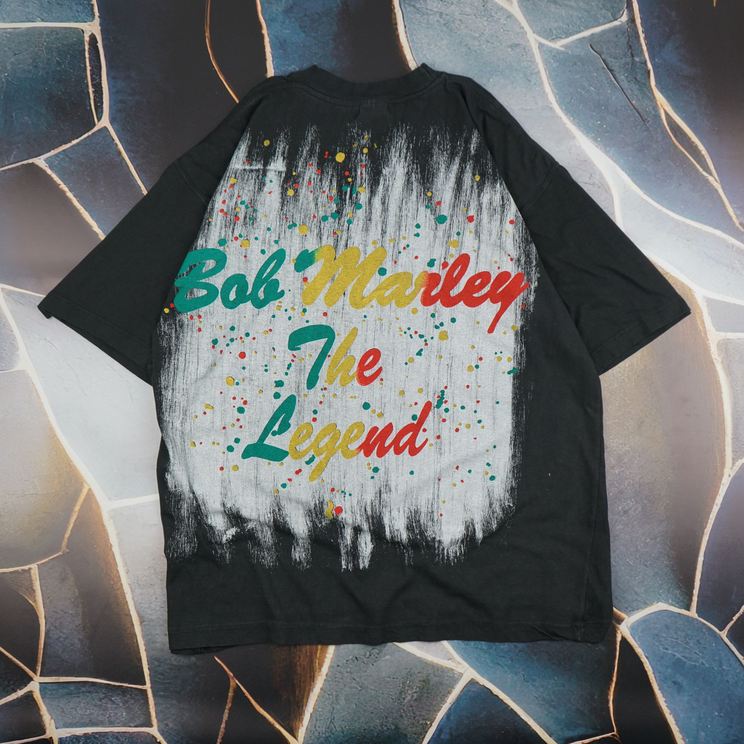 Band Tees × Bob Marley × Vintage Vintage 1990s Bob Marley T-Shirt Empire Size US L / EU 52-54 / 3 - 6 Thumbnail