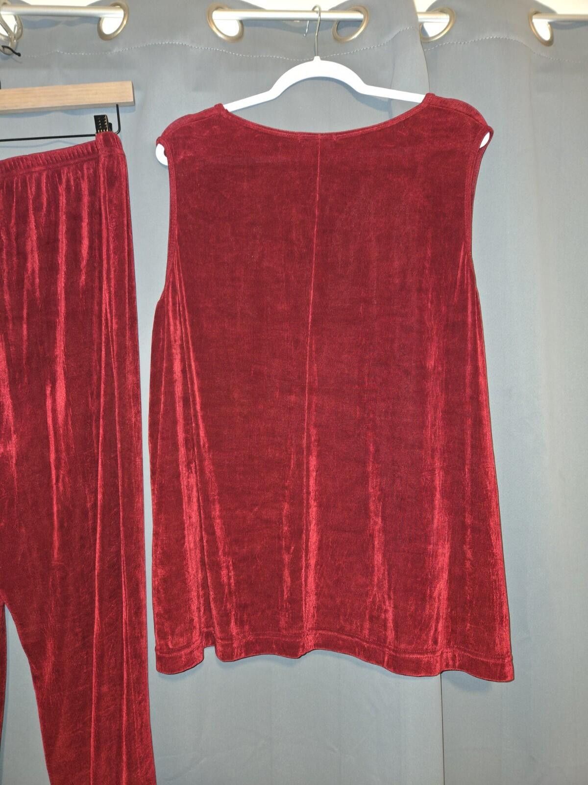 Other Ve Ve Collection By Vikki Vi Women's Red Top 3X Bottom 1X Size ONE SIZE - 6 Thumbnail
