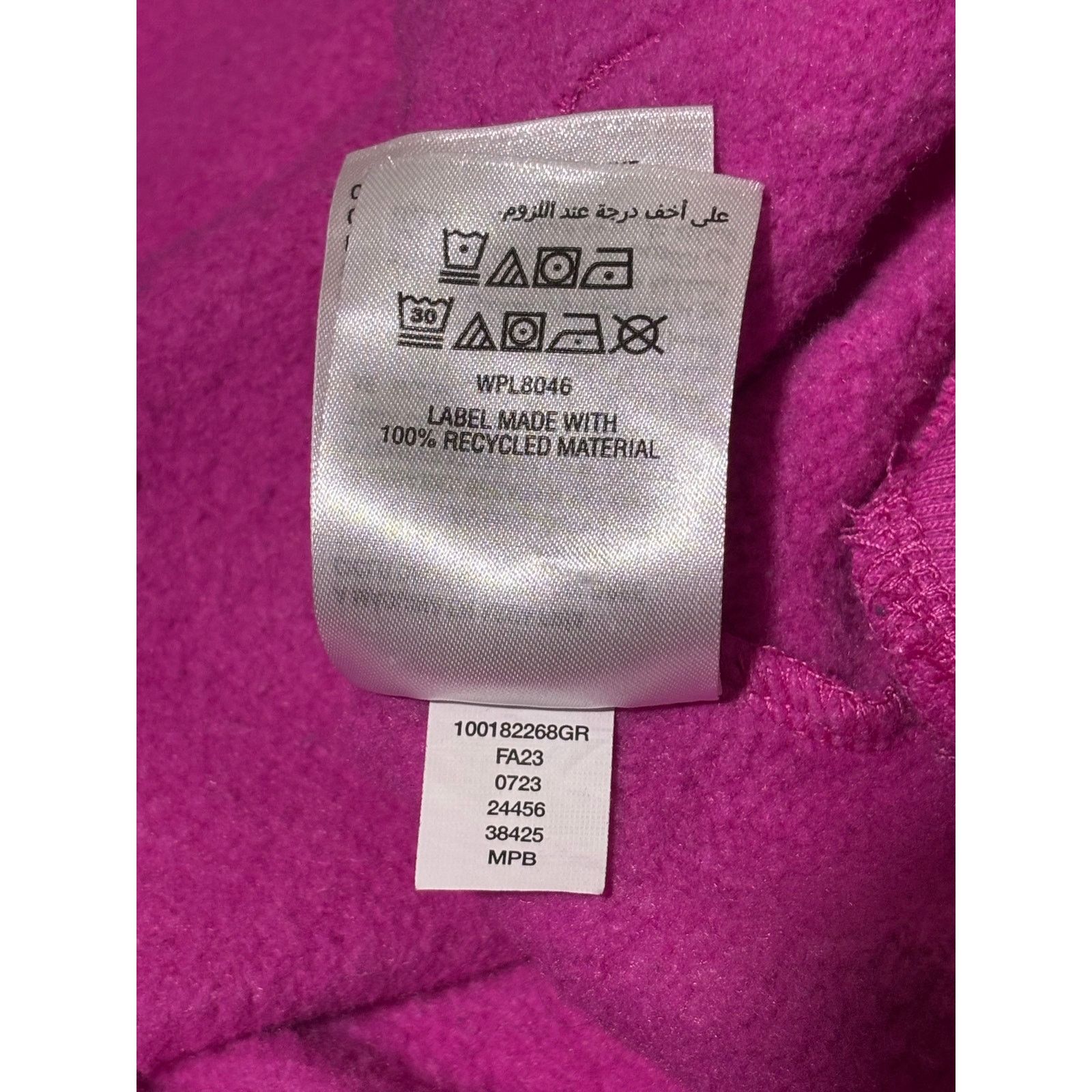 Epic Threads Epic Threads Pink Cotton Hoodie Pullover Sweater Thumbholes Size XL / US 12-14 / IT 48-50 - 7 Thumbnail