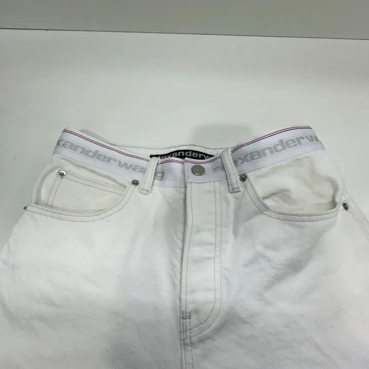 Alexander Wang Alexander Wang SS23 Logo Tape Fitted Shorts - Size 23" - 6 Thumbnail
