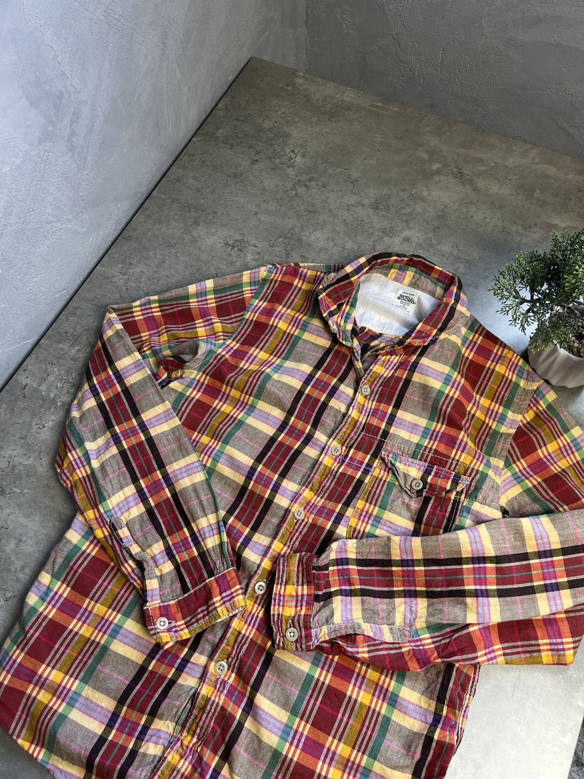 Spellbound Spell Bound Japan Mens Flannel Plaid Shirt Size US M / EU 48-50 / 2 - 9 Thumbnail
