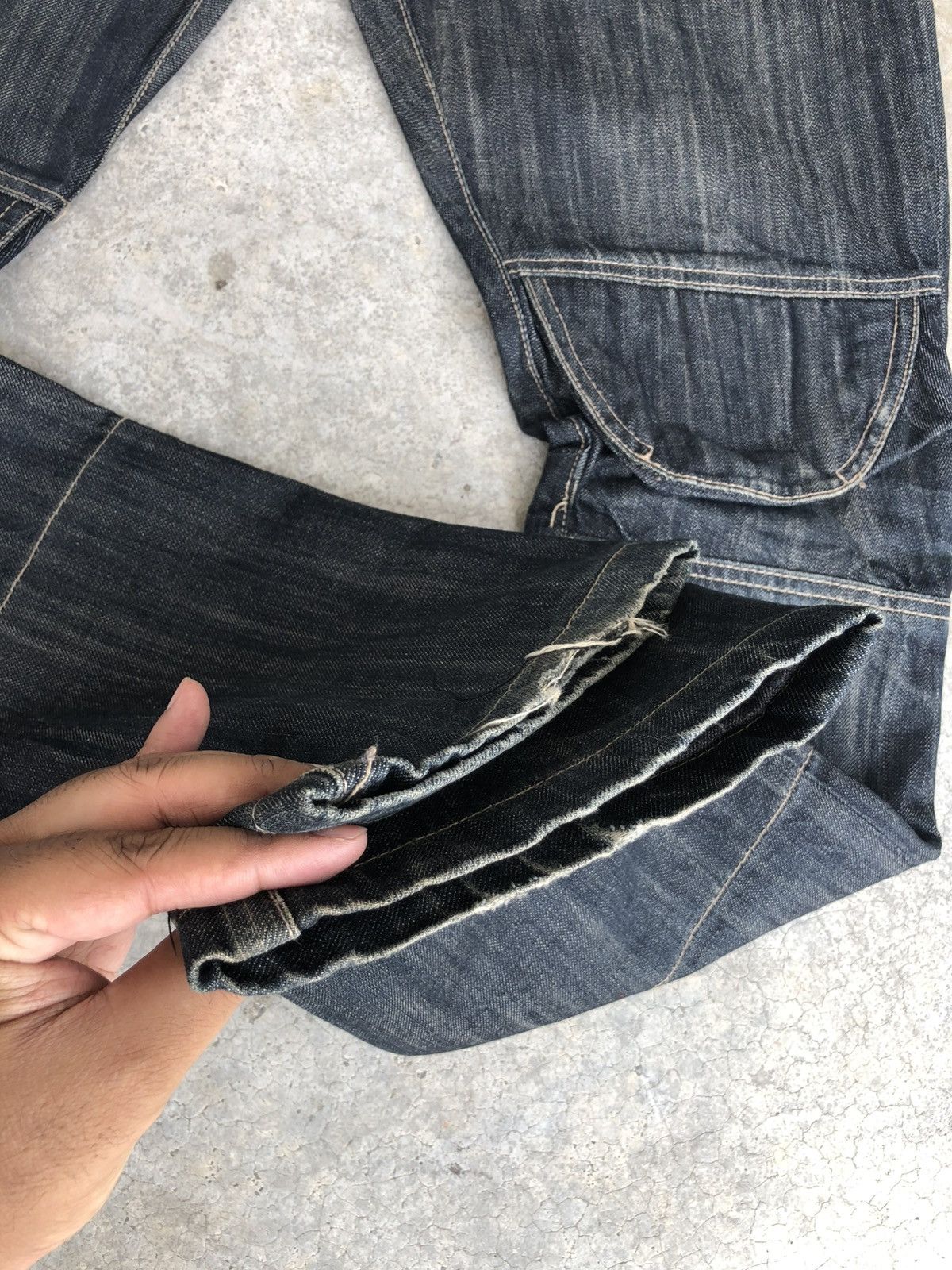PPFM Japanese PPFM Double Knee Biker Distressed Denim Size US 32 / EU 48 - 17 Thumbnail