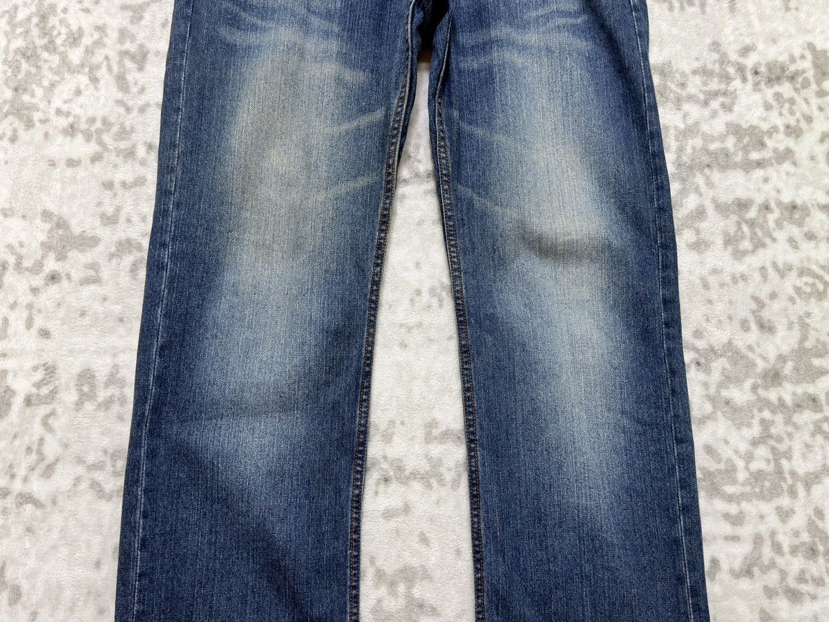 Japanese Brand Vintage Dominate Double Waist Floral Accent Straight Jeans Size US 32 / EU 48 - 7 Thumbnail