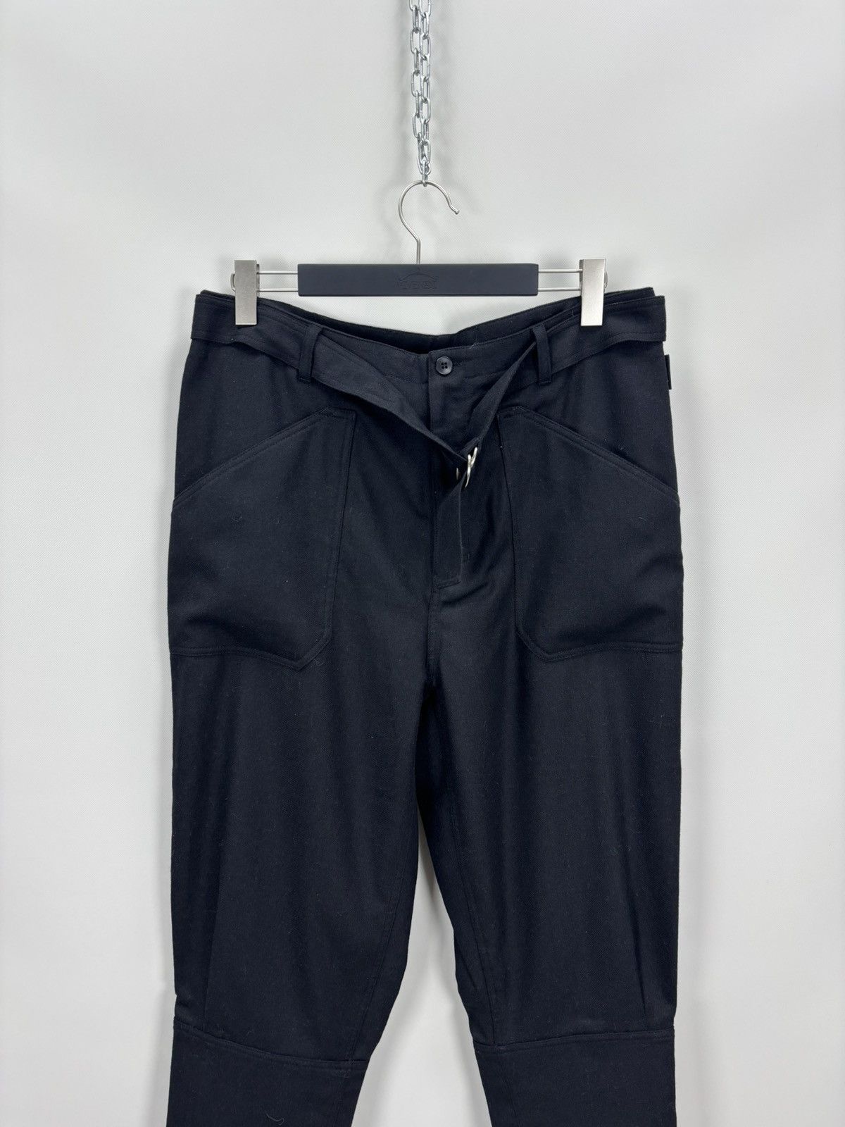 agnes b. Womens wool pants Agnes B Size 44 Color Black Size 30" / US 8 / IT 44 - 2 Thumbnail