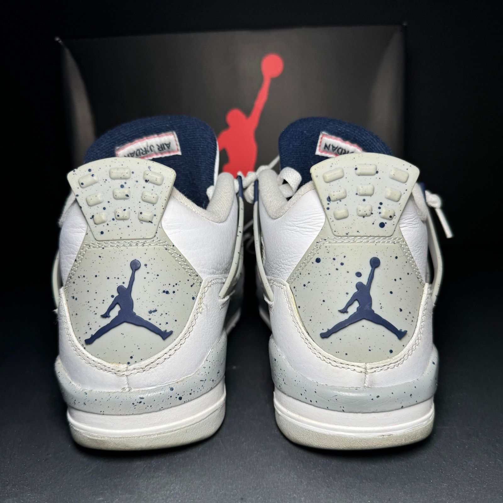 Jordan Brand × Nike Size 7 Nike Air Jordan 4 Retro GS Midnight Navy Men's Shoes Size US 7 / EU 40 - 5 Thumbnail