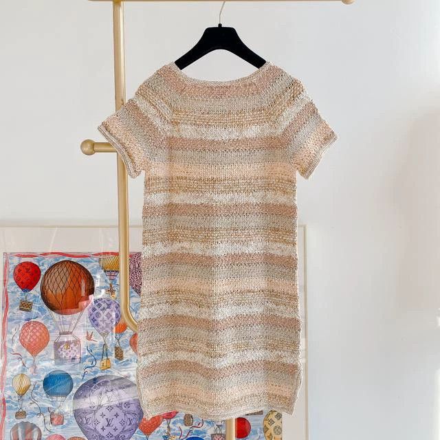 Chanel Chanel Greek series knitted dress Size XXS / US 00 / IT 34 - 2 Thumbnail