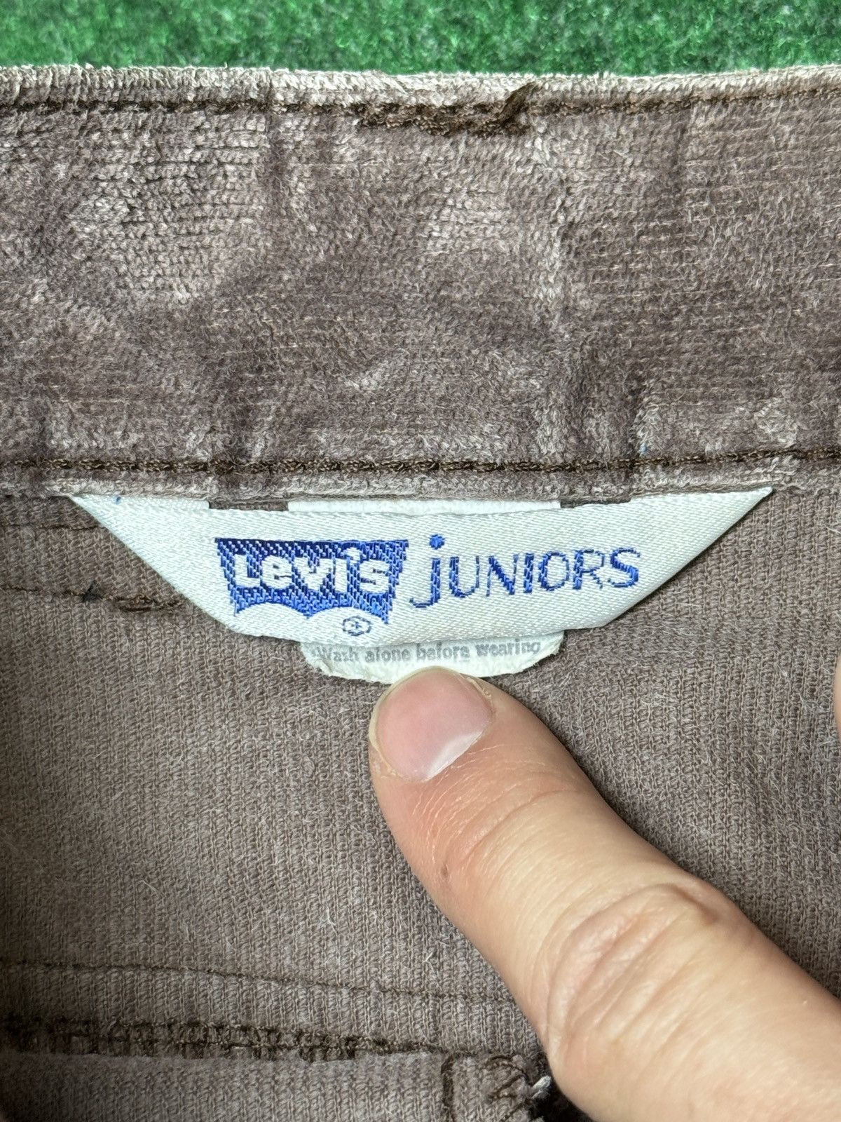 Levi's Vintage Clothing × Vintage Vintage 70s Levi’s Velvet Corduroy Velour Straight Leg Pants Size 30" / US 8 / IT 44 - 5 Thumbnail