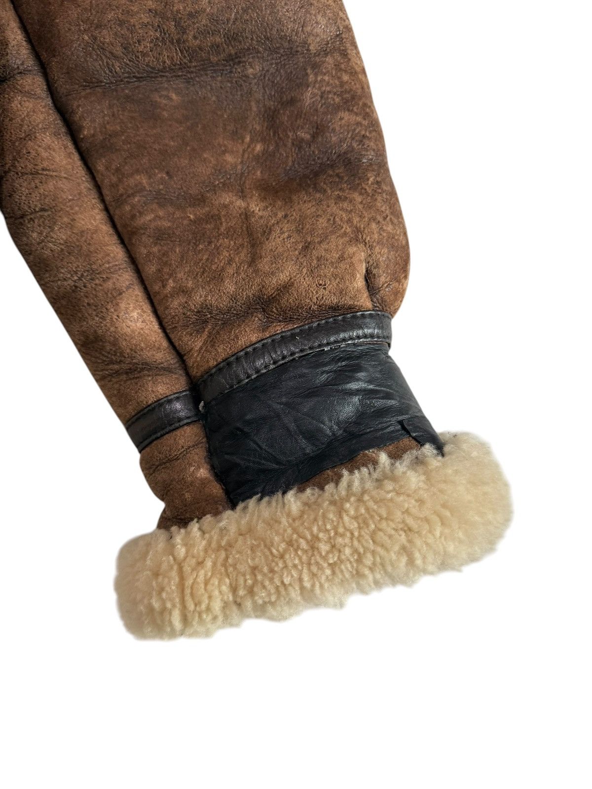 Schott B3 Jacket Sheep Skin Genuine Shearling Texas Tanning Size US XL / EU 56 / 4 - 4 Thumbnail