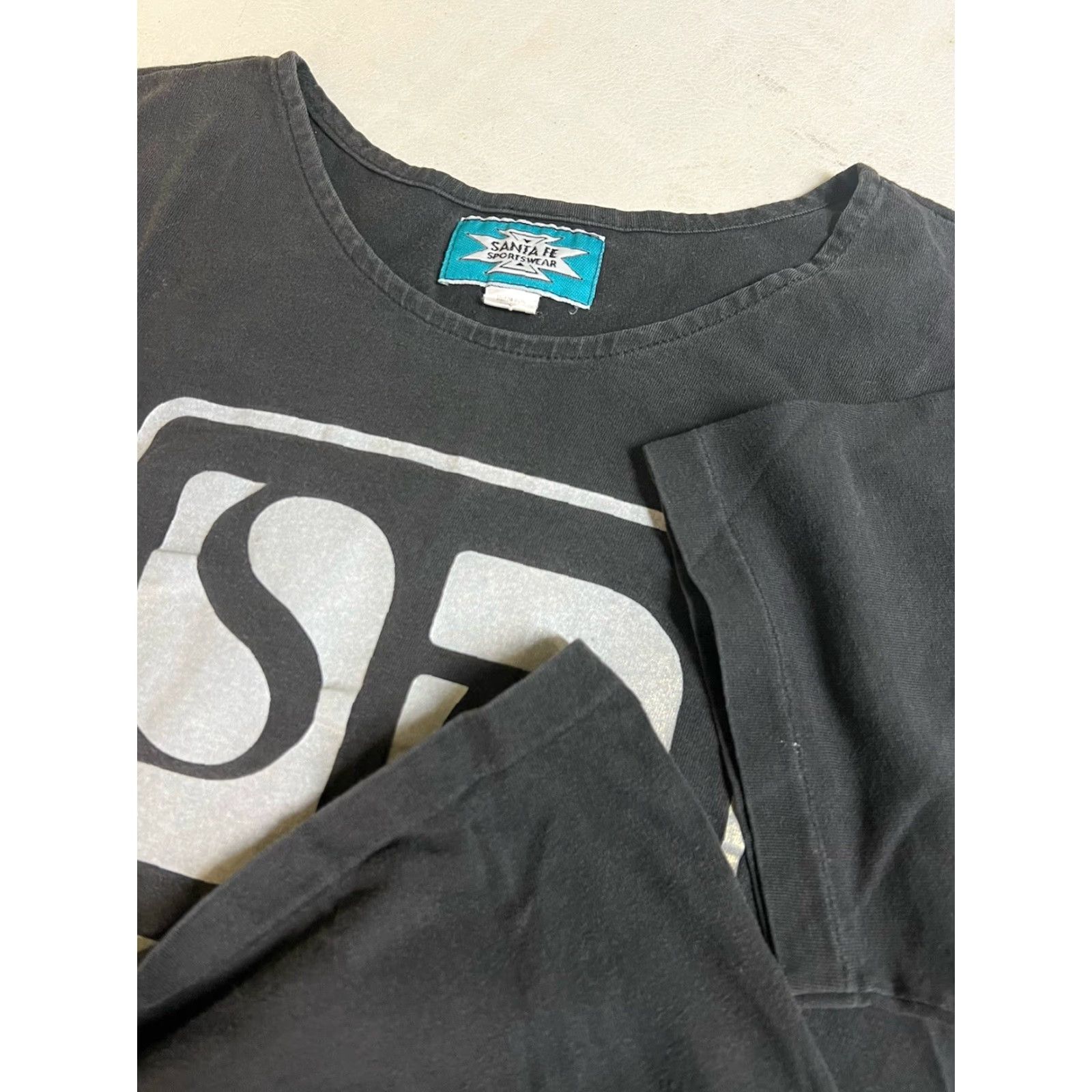 Vintage VINTAGE Santa Fe New Mexico Opera Southwest Art T-shirt Womens XL Black 100% Cotton Short Sleeve Round Neck Vintage Womens T-Shirt Art 80s 90s Size XL / US 12-14 / IT 48-50 - 3 Thumbnail