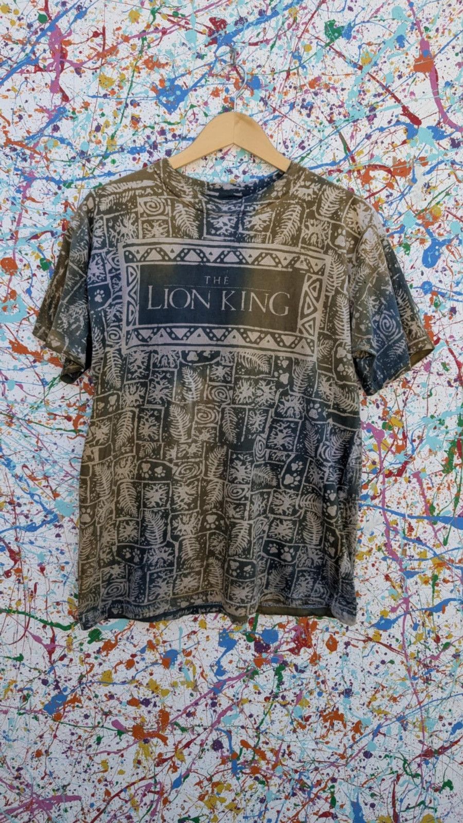 Vintage Original Lion King Disney All Over Print Tshirt AOP