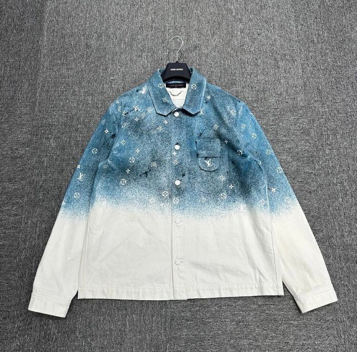 Louis Vuitton Louis Vuitton LV star gradient denim shirt jacket