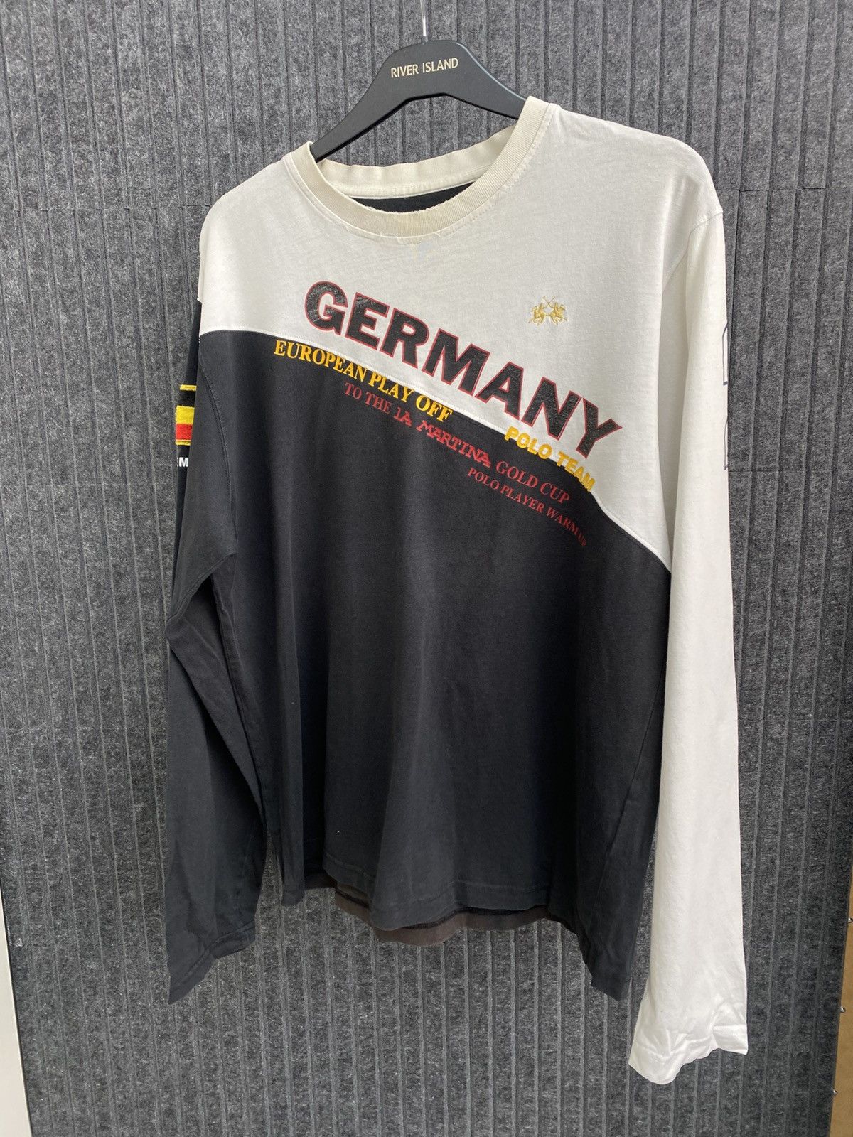 La Martina Vintage La Martina Germany Long Sleeve T-Shirt Size US L / EU 52-54 / 3 - 1 Thumbnail