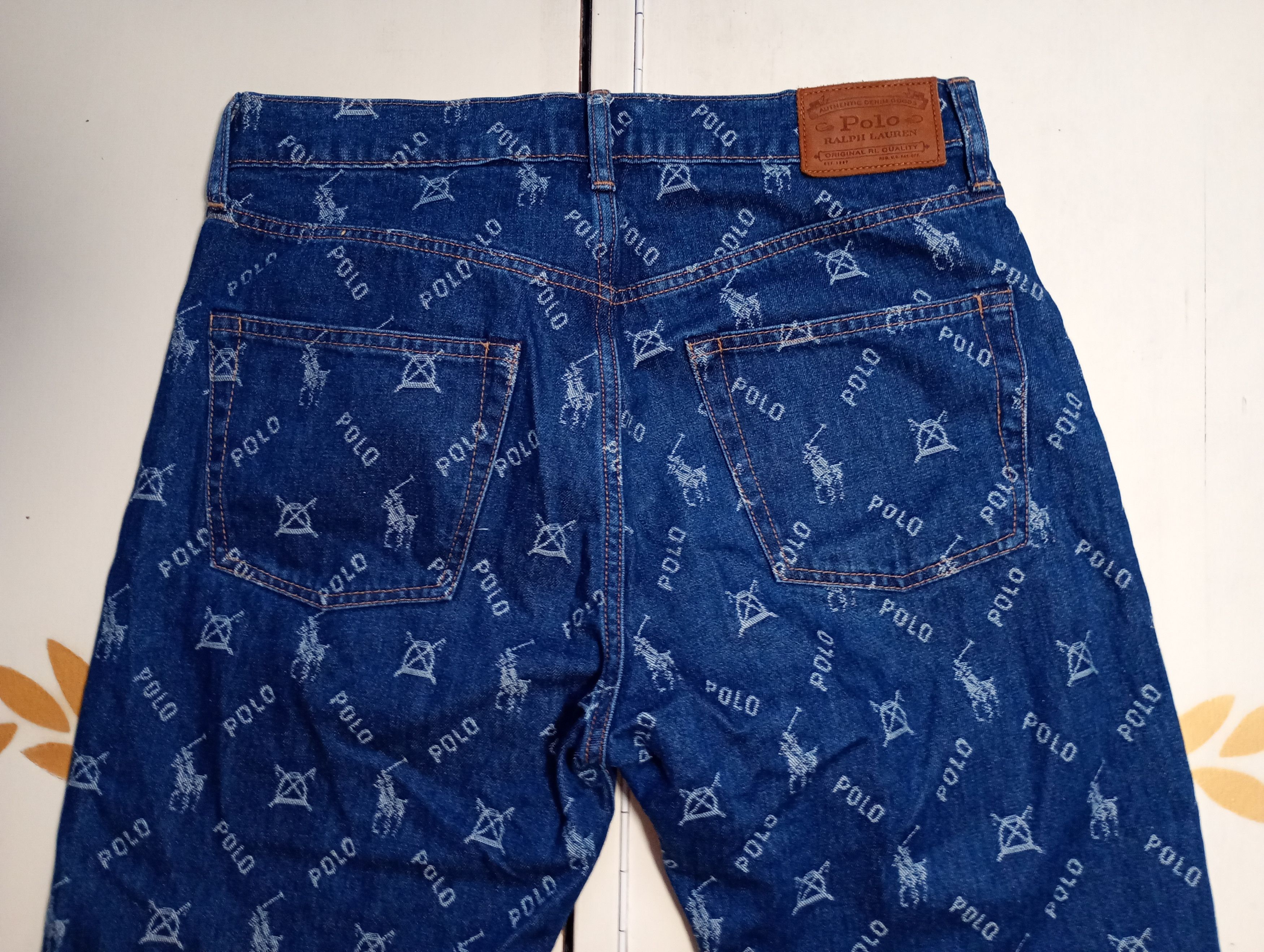 Polo Ralph Lauren Polo Ralph Lauren Monogram Jeans Size 28 Size US 28 / EU 44 - 14 Thumbnail