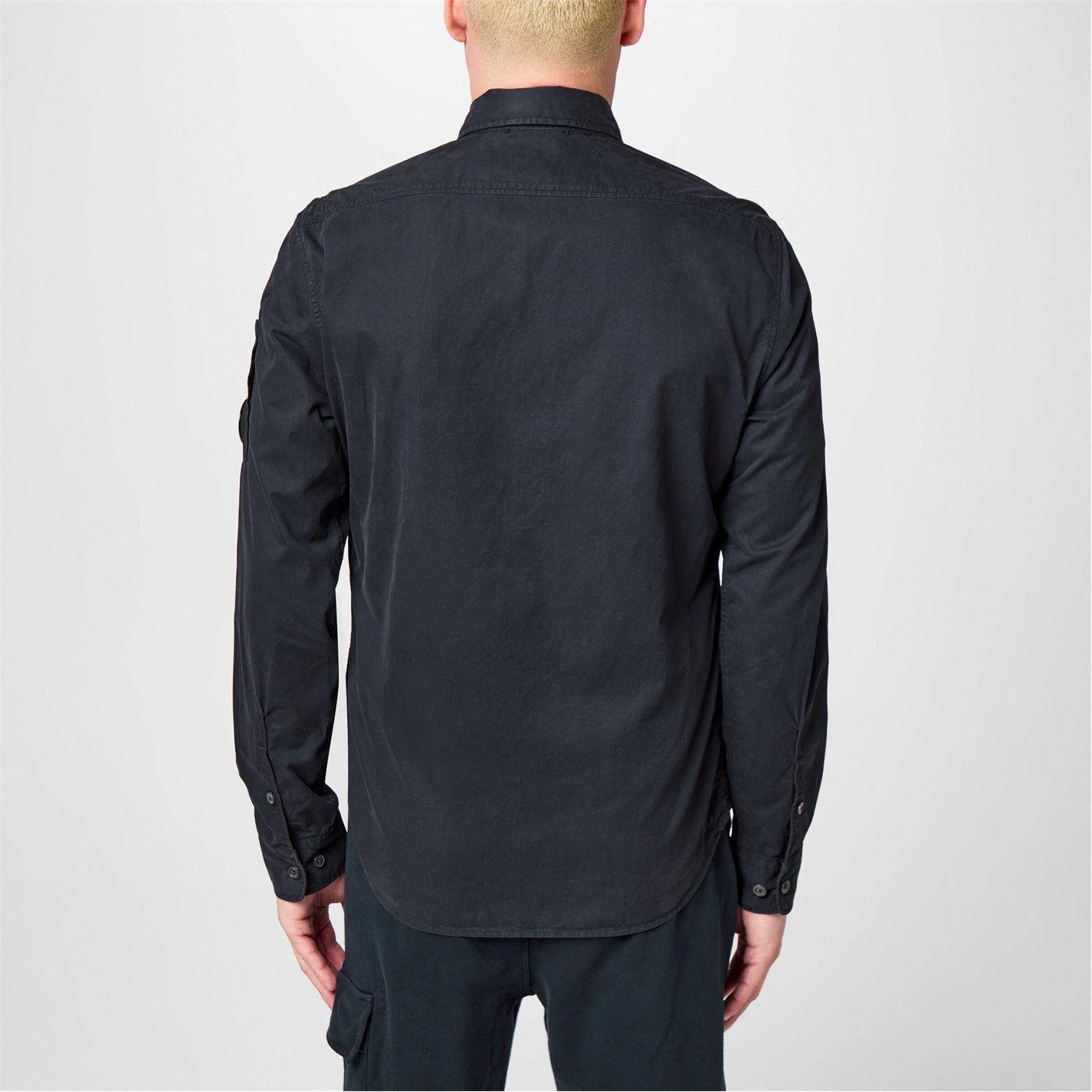 C.P. Company o1g2r1mq0426 Long Sleeve Double Chest Overshirt Total Eclip Size US S / EU 44-46 / 1 - 2 Thumbnail