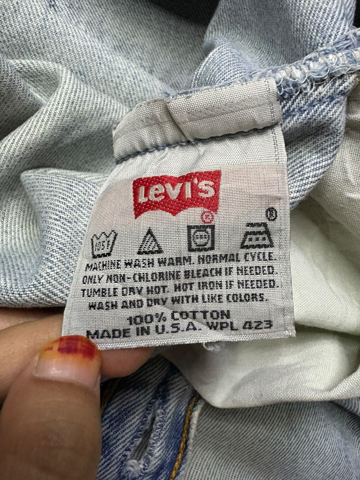 Levi's Vintage 90s Levis 501 Faded Wash Loose Jeans Size US 32 / EU 48 - 10 Thumbnail