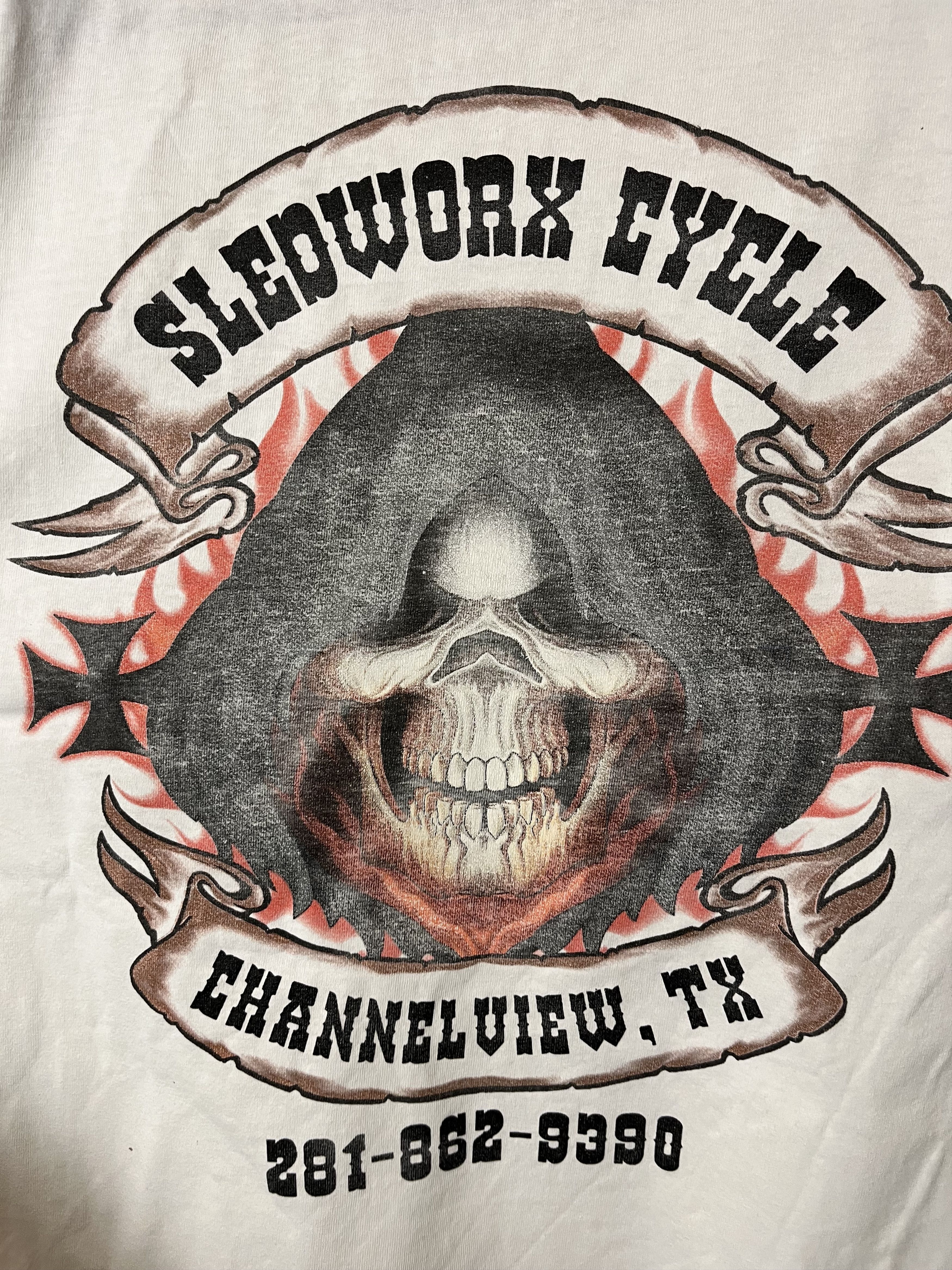 Harley Davidson × Vintage Vintage Biker It's A Dry Heat Distressed Tee Size US L / EU 52-54 / 3 - 4 Thumbnail