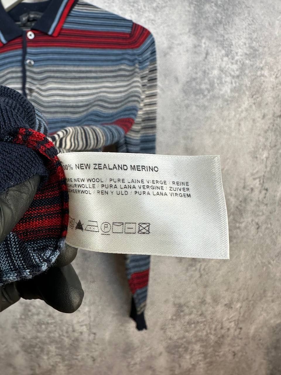 John Smedley John Smedley Merino Wool Striped Polo LS Sweater Jumper Size US S / EU 44-46 / 1 - 14 Thumbnail