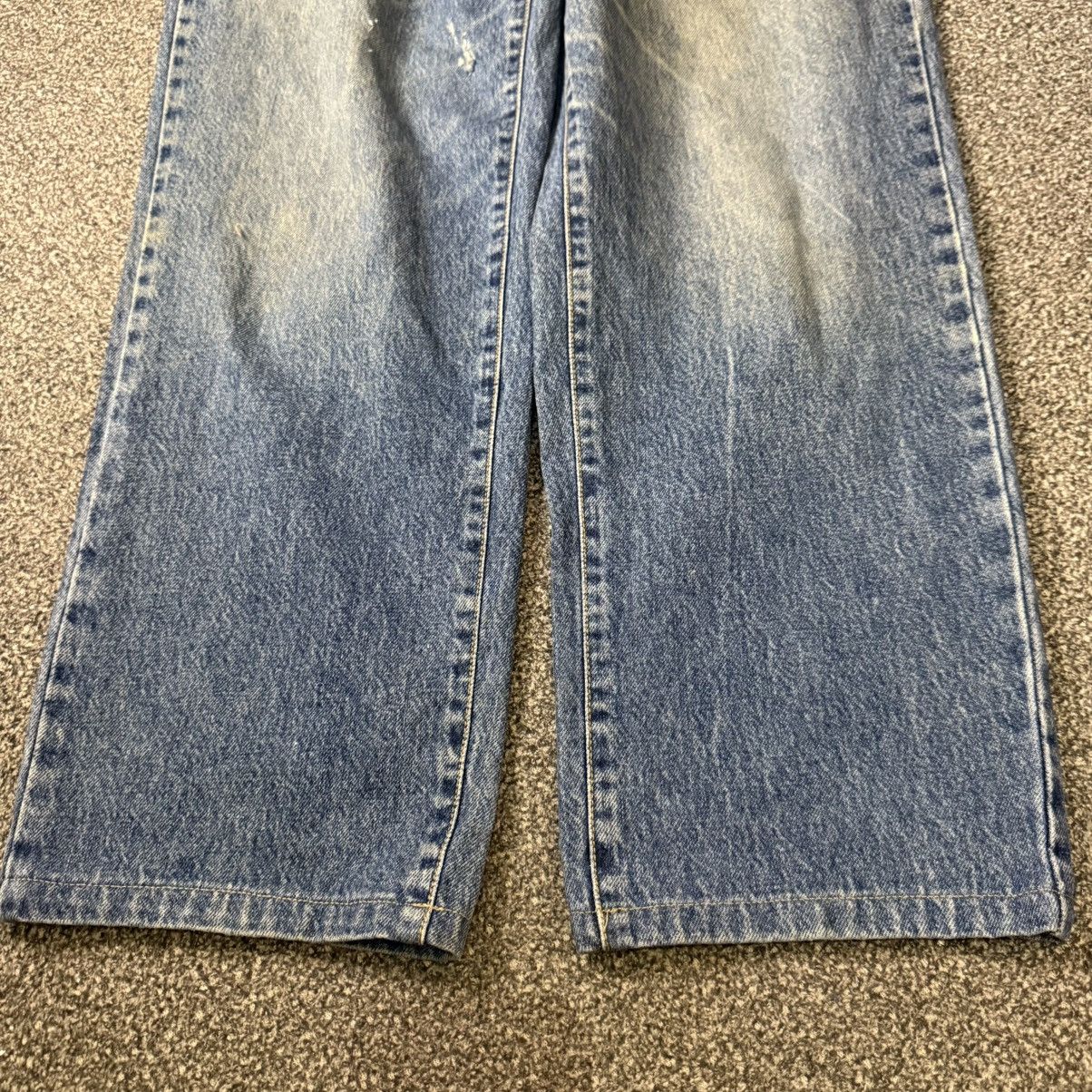 🔥🇺🇸 90s Blue Way Aging Wash Denim Made in Usa W36