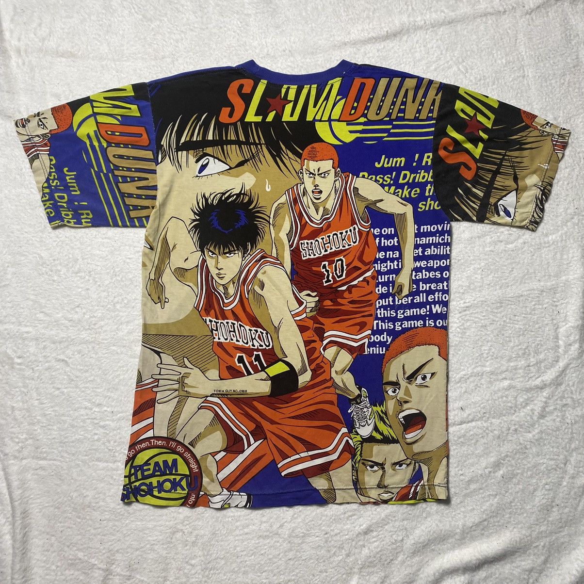 Anime Slamdunk Shohoku Vintage Tee Size US L / EU 52-54 / 3 - 2 Thumbnail