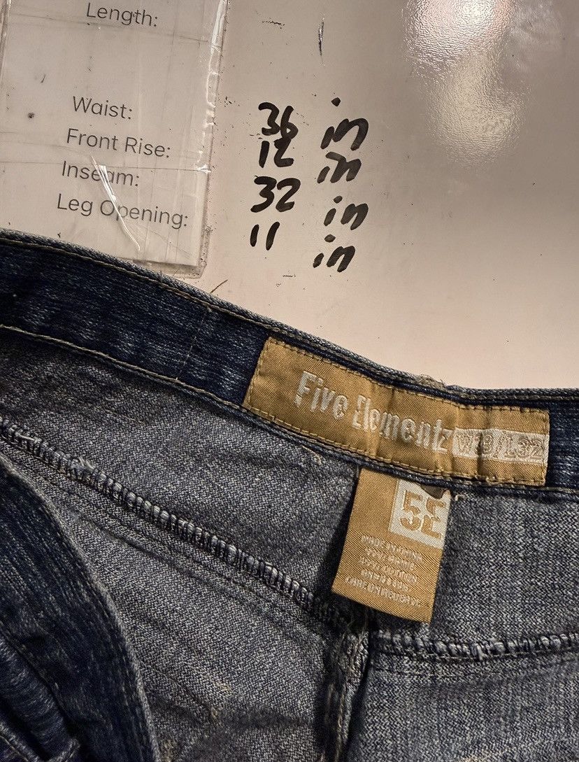 Other Vintage Five Elements Y2K Denim Size US 36 / EU 52 - 4 Thumbnail