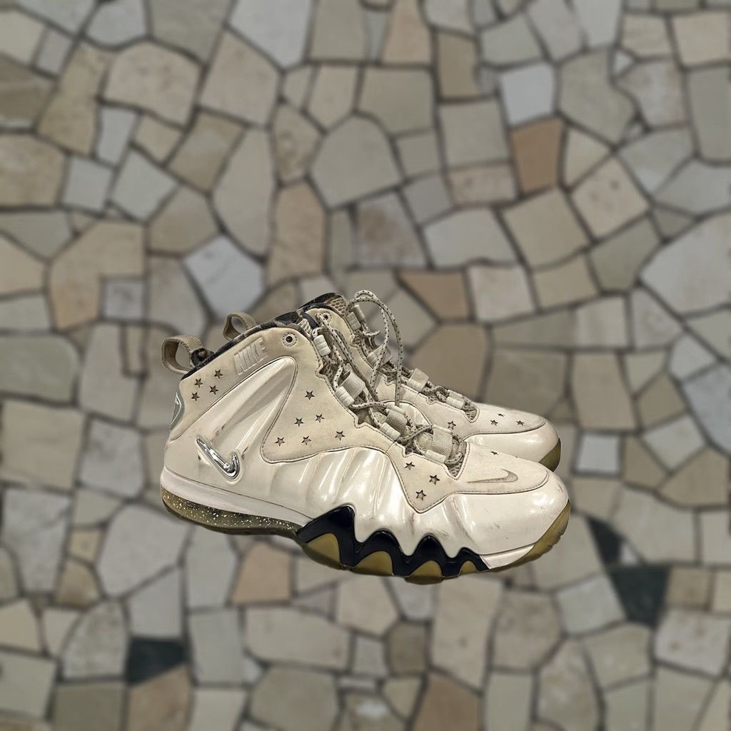 Nike Nike Barkley Posite Max Sneaker Mens 10.5 White USA 588527-100 Size US 11 / EU 44 - 1 Thumbnail