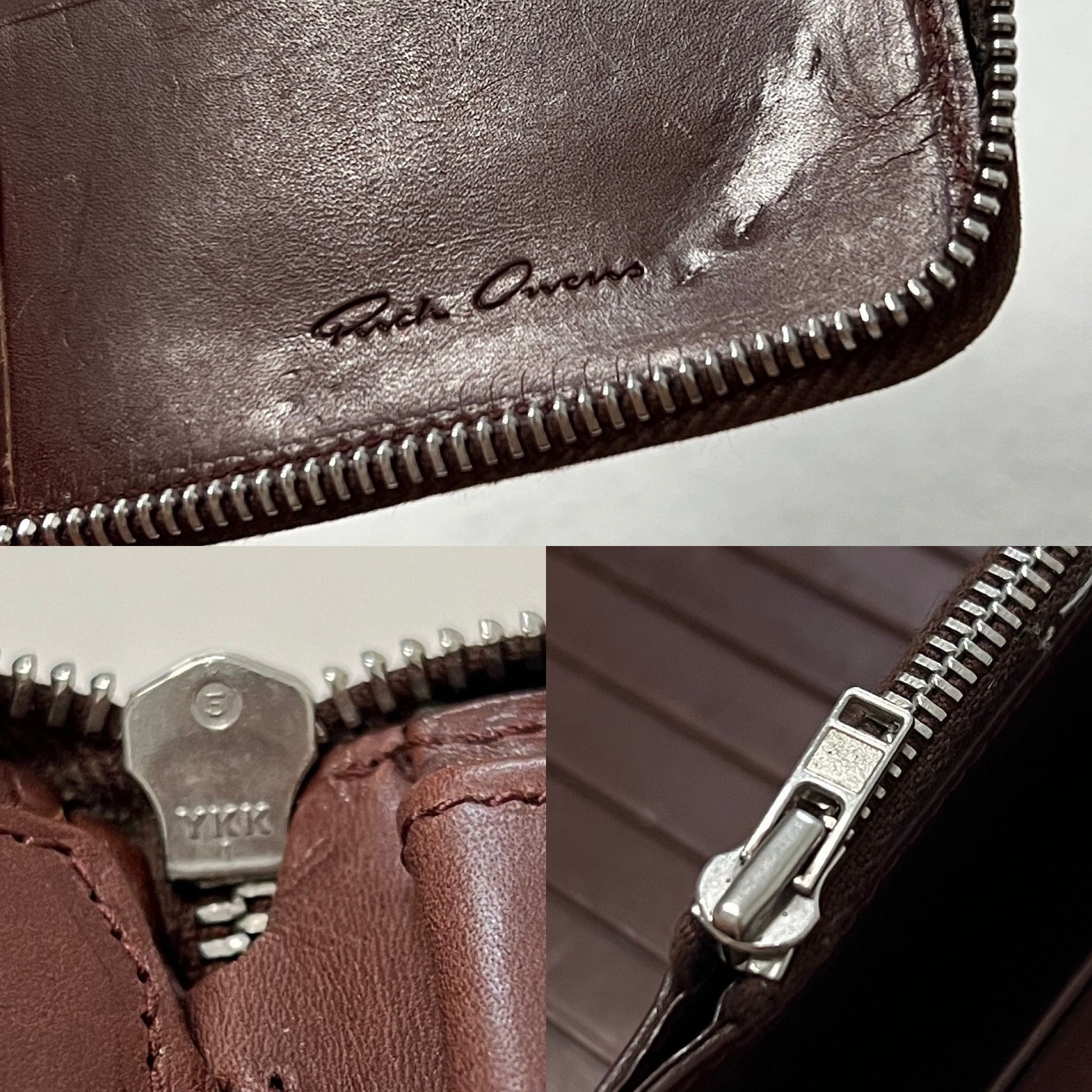 Rick Owens Rick Owens 14FW "MOODY" Python Leather Zip-around Wallet Size ONE SIZE - 7 Thumbnail