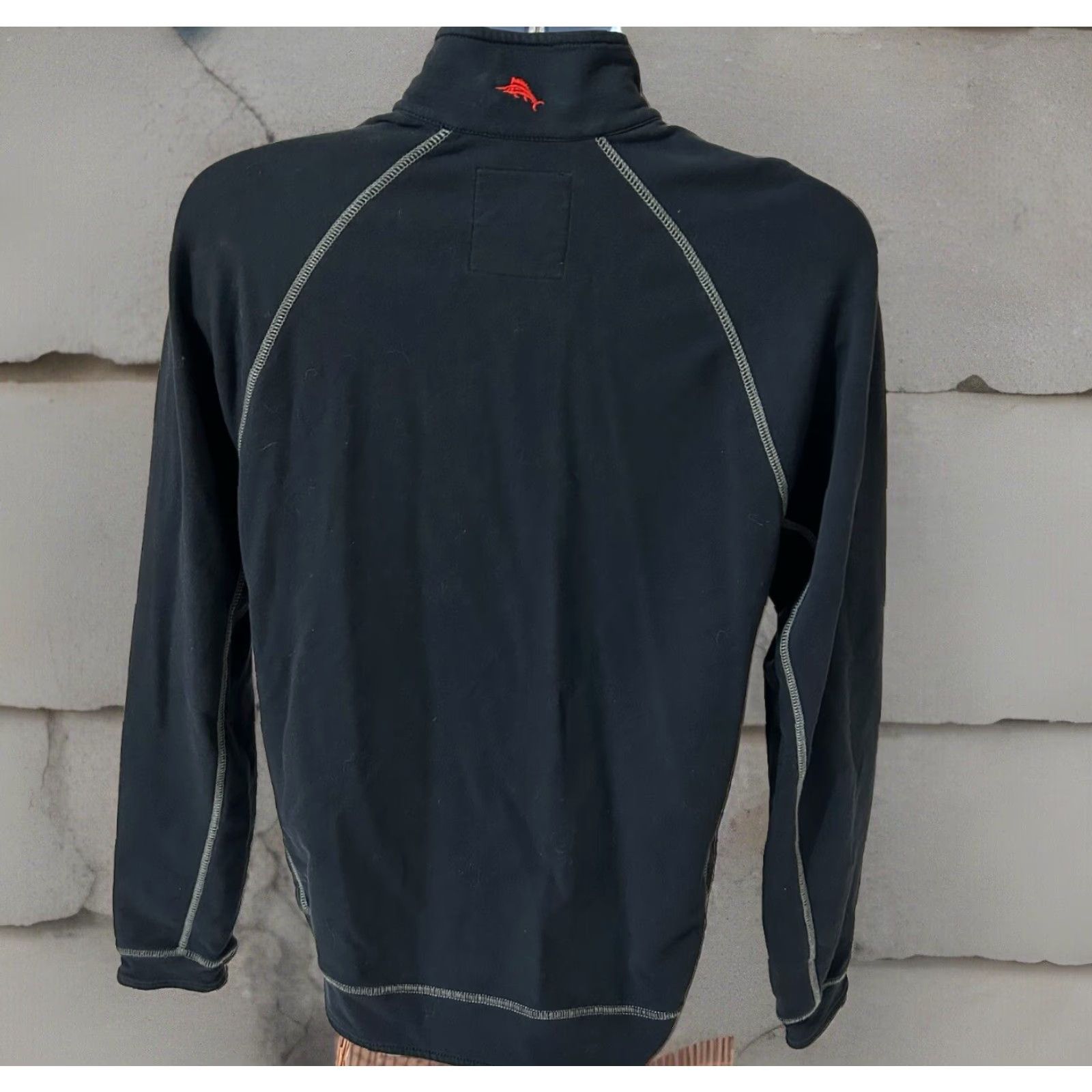 Tommy Bahama VINTAGE San Francisco 49ers Tommy Bahama 3/4 Zip Pullover Men Medium Gray Black 2016 Size US M / EU 48-50 / 2 - 3 Thumbnail