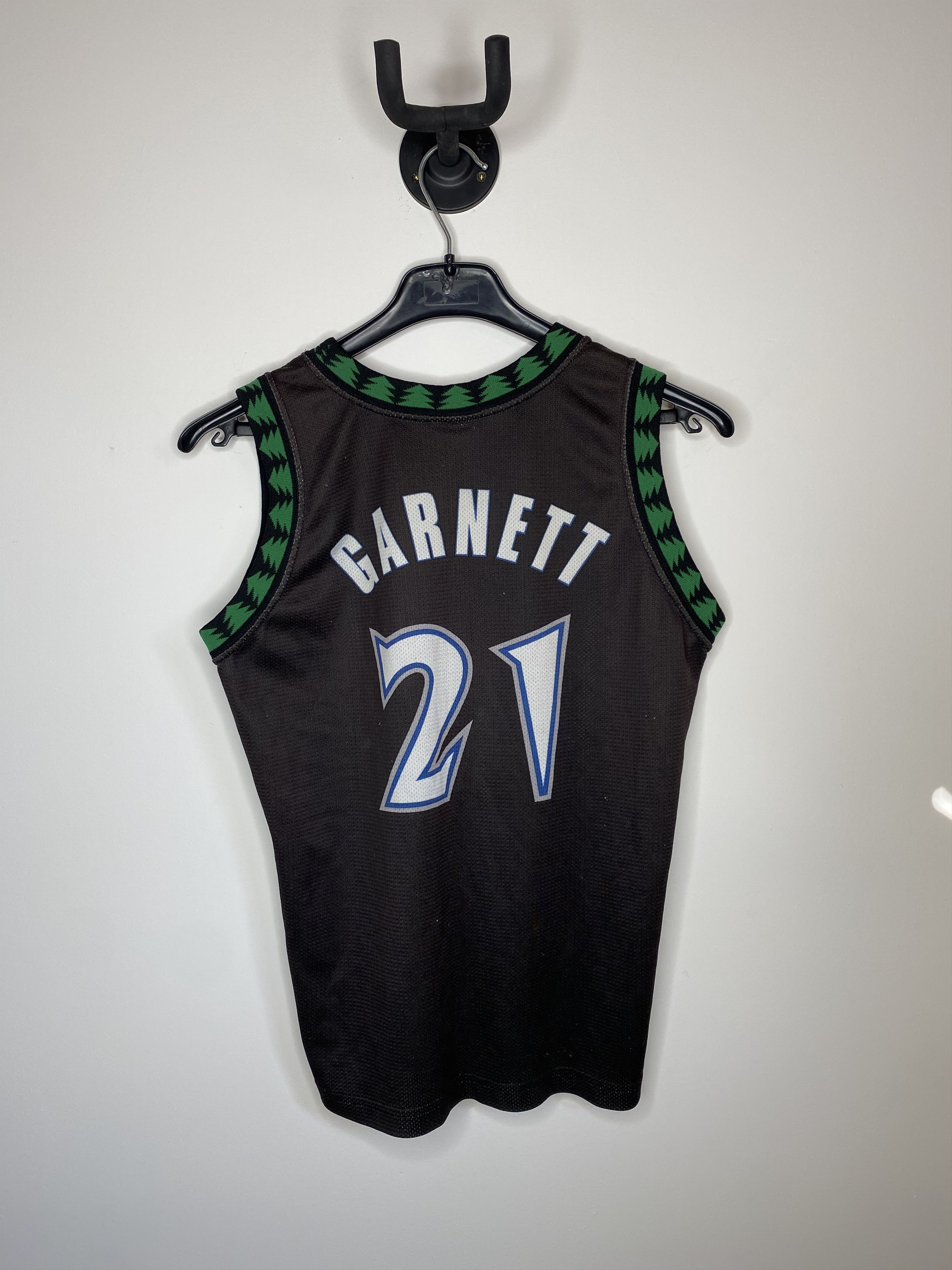 Champion GARNETT #21 MINNESOTA TIMBERWOLVES BASKETBALL JERSEY SHIRT Size US XS / EU 42 / 0 - 2 Thumbnail
