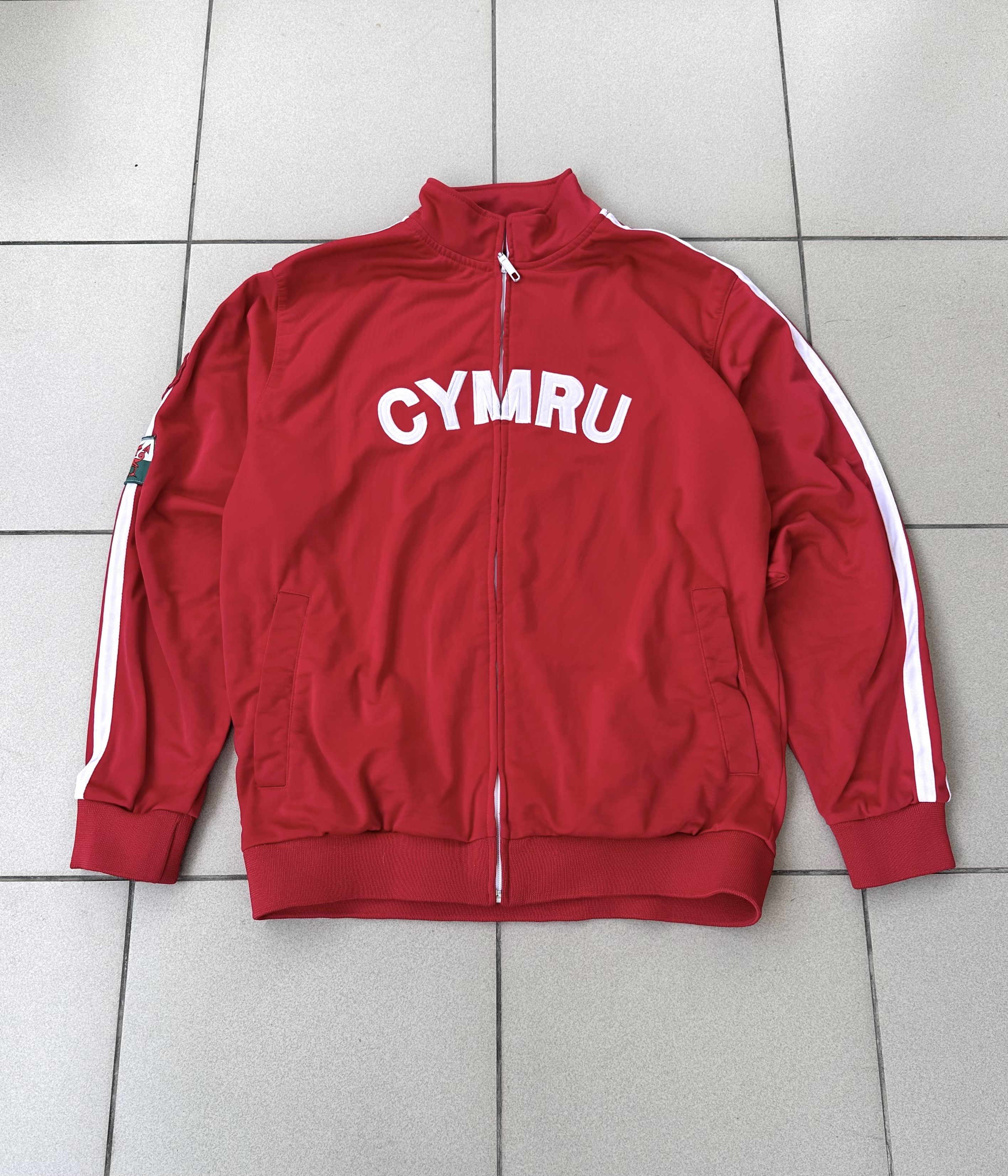 Vintage Vintage GYMRU track zip sweatshirt workout Size US M / EU 48-50 / 2 - 1 Thumbnail