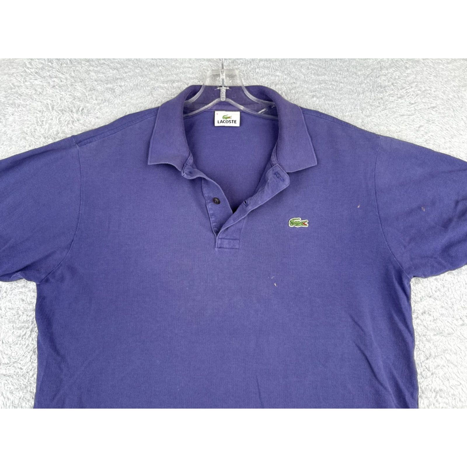 Lacoste Lacoste Polo Shirt Men 5 Blue Short Sleeve Slim Fit 100% Cotton Croc Logo Size US S / EU 44-46 / 1 - 4 Thumbnail