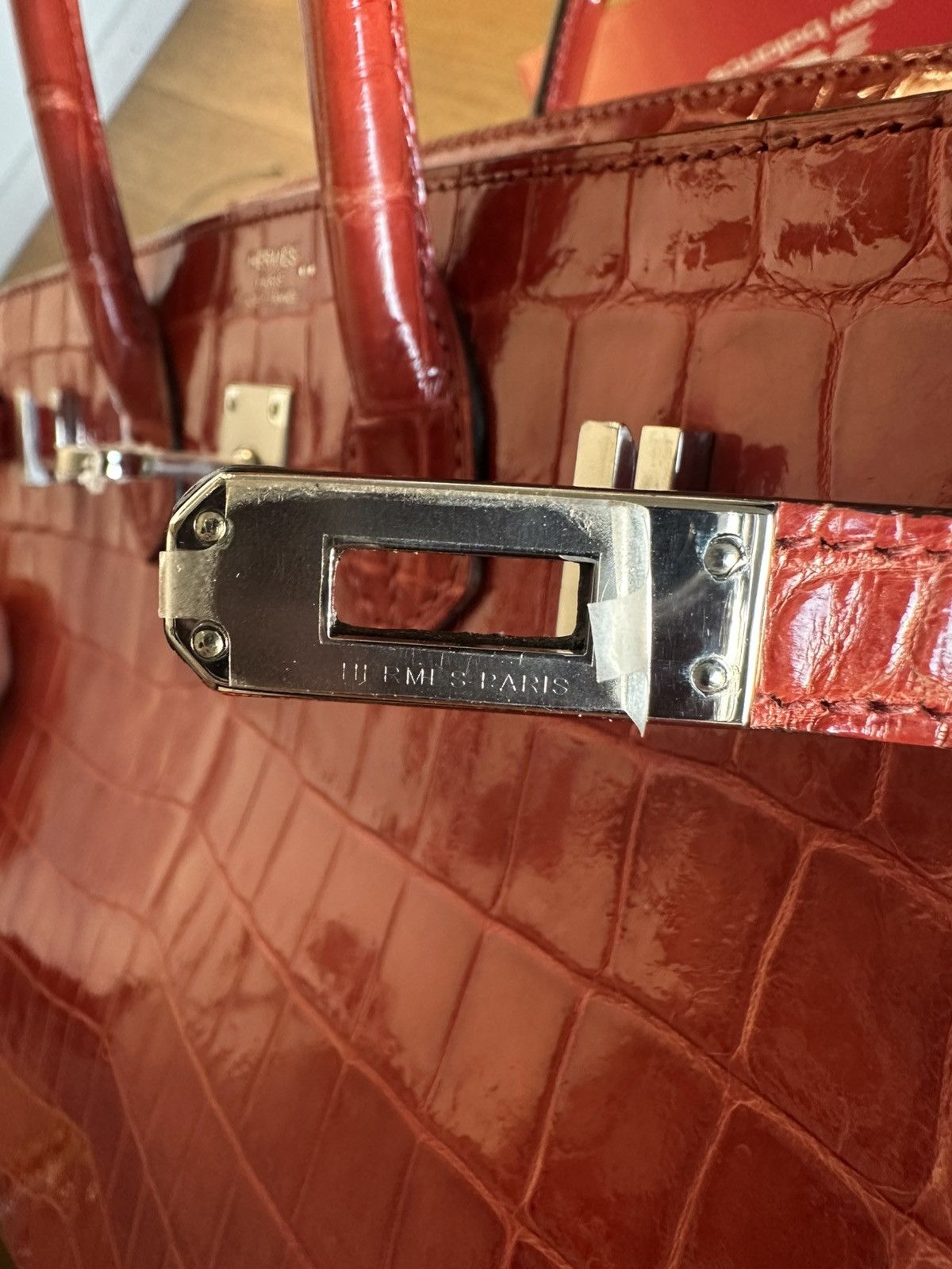 Hermes Hermès Crocodile Birkin 25 Palladium Hardware, 2015 Size ONE SIZE - 9 Thumbnail