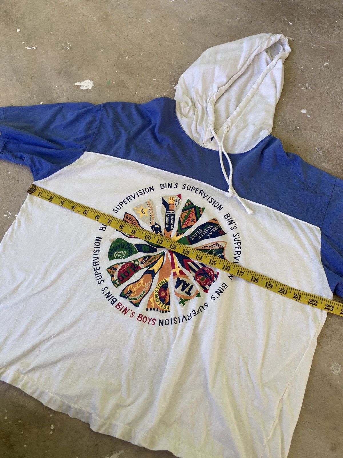 Japanese Brand BIN’S Supervision Japan Hoodie Tee Spellout Archive Size US L / EU 52-54 / 3 - 10 Thumbnail