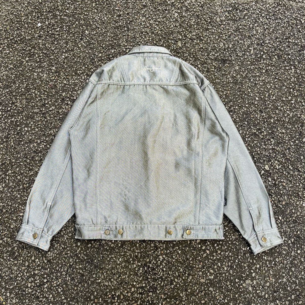 Sean John Vintage Y2K Sean John Silver Metallic Hip Hop Denim Jacket Size US L / EU 52-54 / 3 - 8 Thumbnail