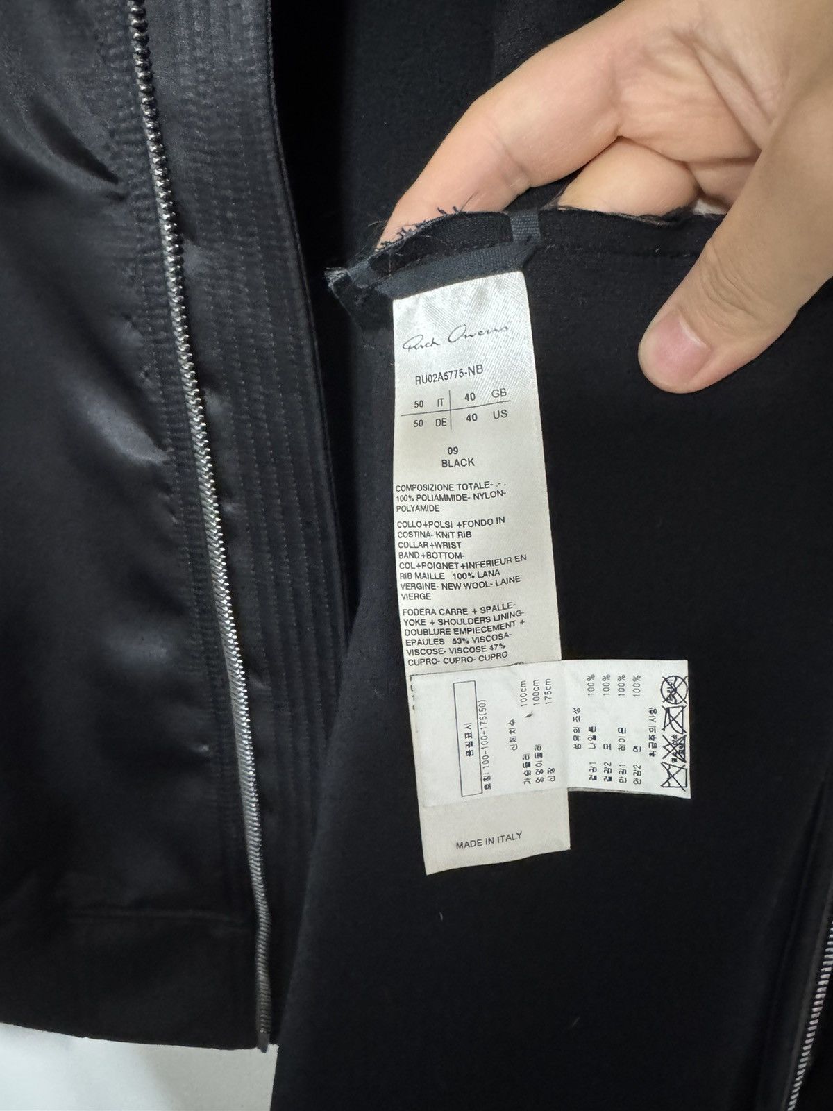 Rick Owens Rick Owens Gidered padded bomber Size US M / EU 48-50 / 2 - 8 Thumbnail