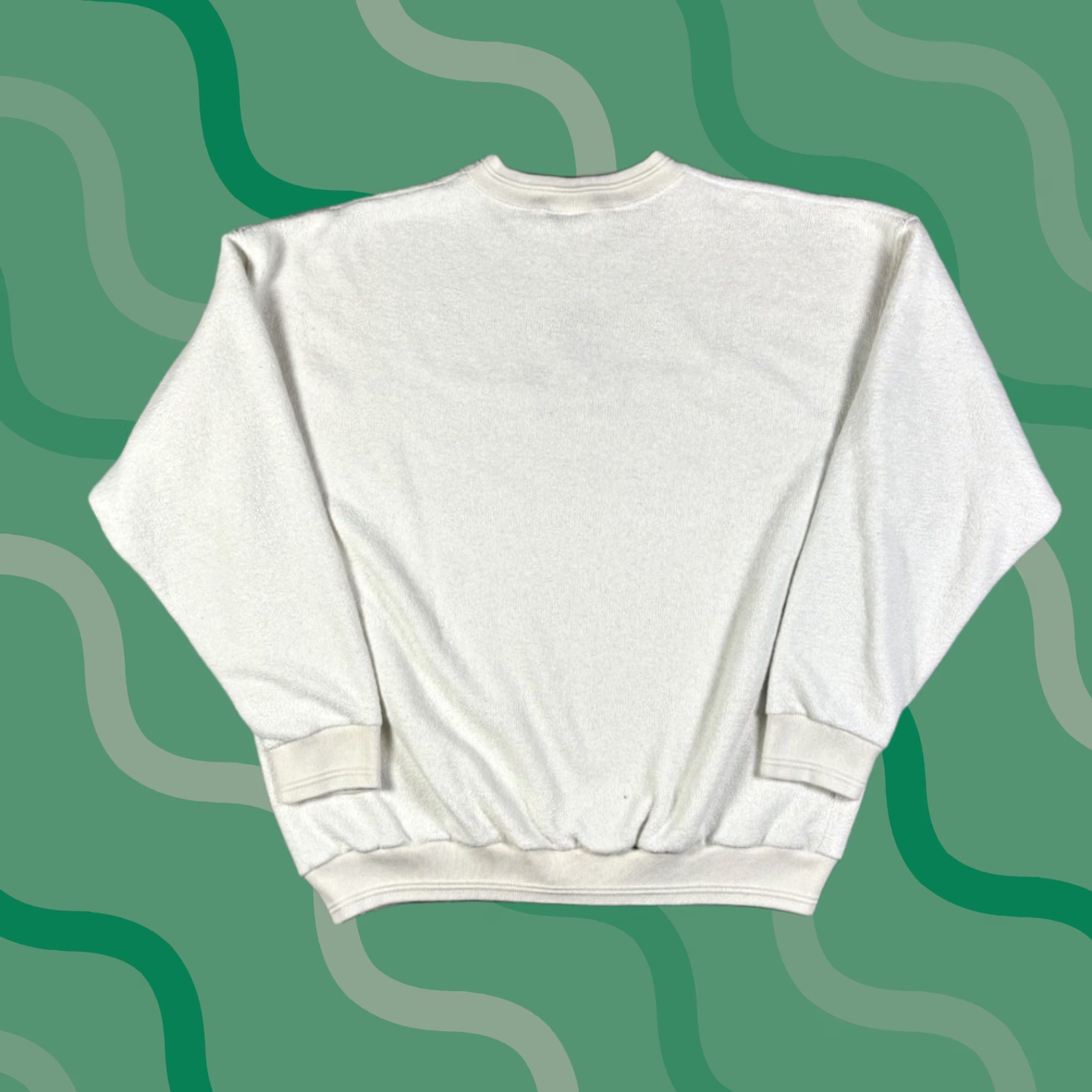 Vintage VINTAGE Michigan Wolverines FLEECE Sweatshirt White 2XL Embroidered Graphic Print Pullover Sweatshirt Men Size US XXL / EU 58 / 5 - 1 Thumbnail