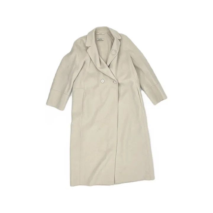 Maxmara Casual Elegant Solid Color Coat 0079