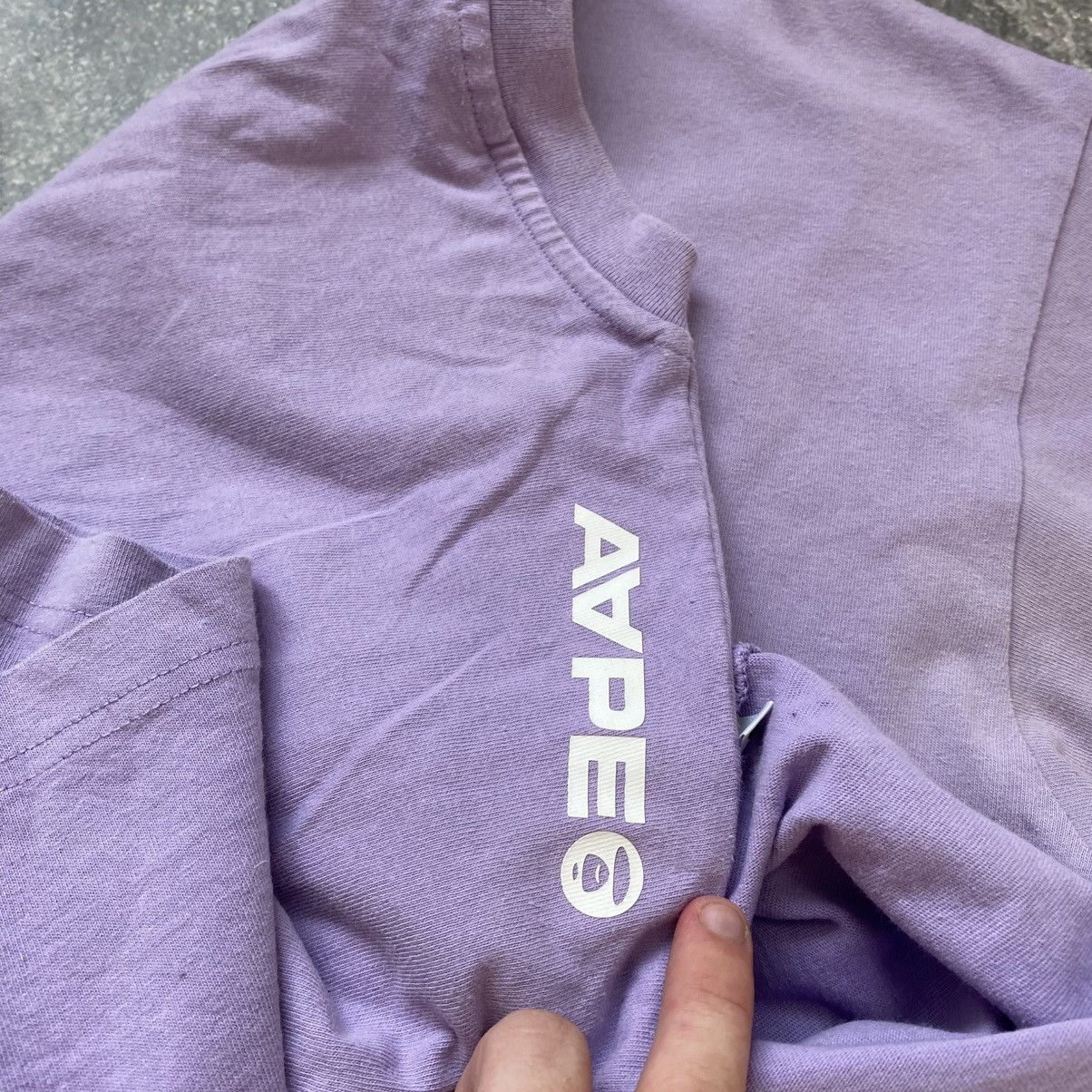 Aape Luxury Bape AApe now small logo y2k designer tee Size US XL / EU 56 / 4 - 15 Thumbnail