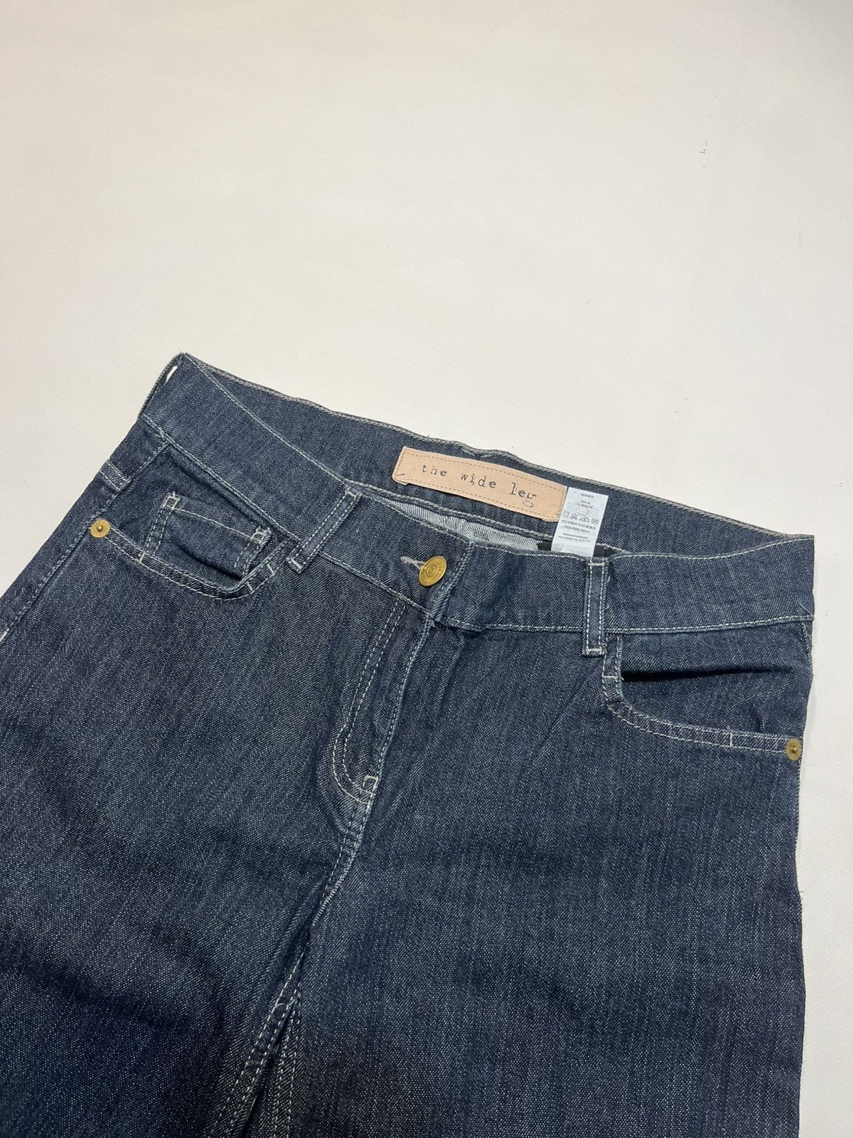Jean Baggy Vintage Wide Leg Japanese Denim Jeans Size US 31 - 3 Thumbnail